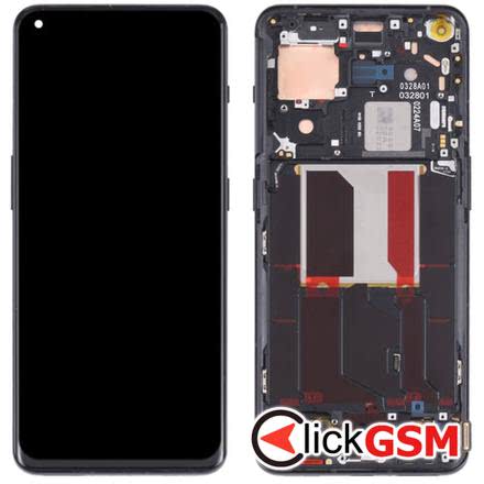 OnePlus 10 Pro NE2210 Digitizer Full Assembly with Frame LCD Screen (Black)
