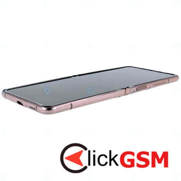 Piesa Display Pliabil Cu Touchscreen Rama Si Balama Bronze Samsung Galaxy Z Flip 5g 29g0