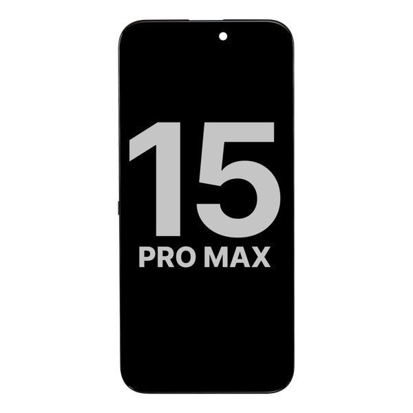 Apple iPhone 15 Pro Max · OLED Assembly Compatible For iPhone 15 Pro Max with Light Sensor Flex Cable (Used OEM Pull: Grade A)