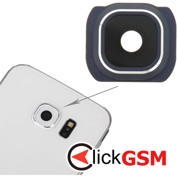 Piesa Piesa Geam Camera Black Samsung Galaxy S6 4d0k