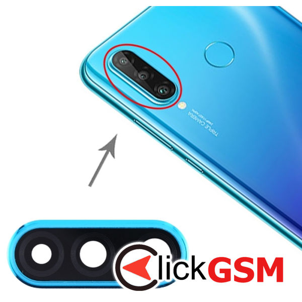 Piesa Geam Camera Blue Huawei P30 Lite 2e4g