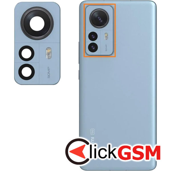 Piesa Geam Camera Blue Xiaomi 12 Pro 1la0