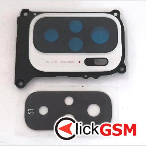 Piesa Piesa Geam Camera Cu Ornament Argintiu Xiaomi Redmi Note 10 39ty