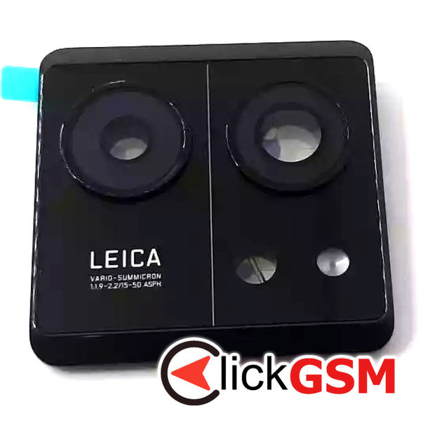 Piesa Geam Camera Cu Ornament Negru Xiaomi 13t 37hx