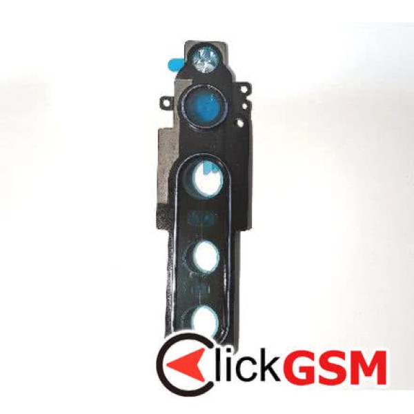 Piesa Geam Camera Cu Ornament Negru Xiaomi Mi 10 37mn