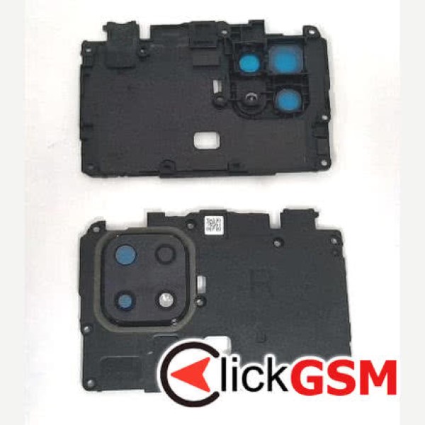 Piesa Geam Camera Cu Ornament Negru Xiaomi Redmi 10c 39dr