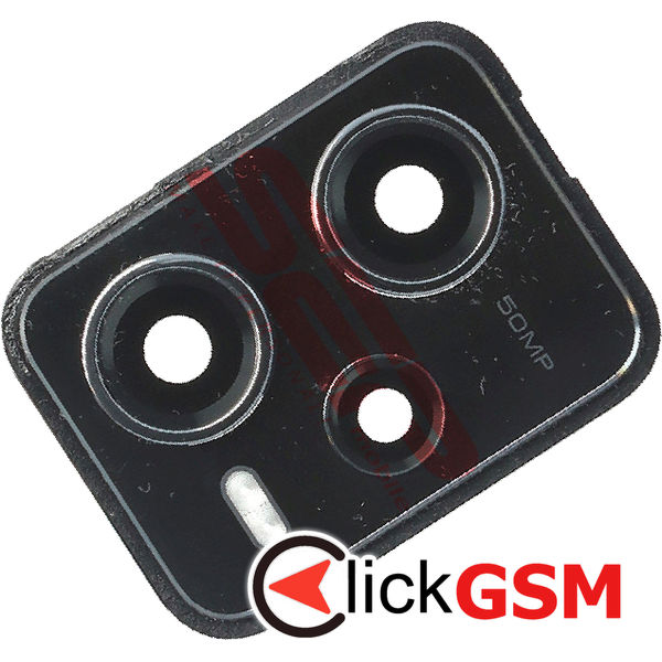 Piesa Piesa Geam Camera Cu Ornament Negru Xiaomi Redmi Note 12 Pro 5g 4kw3