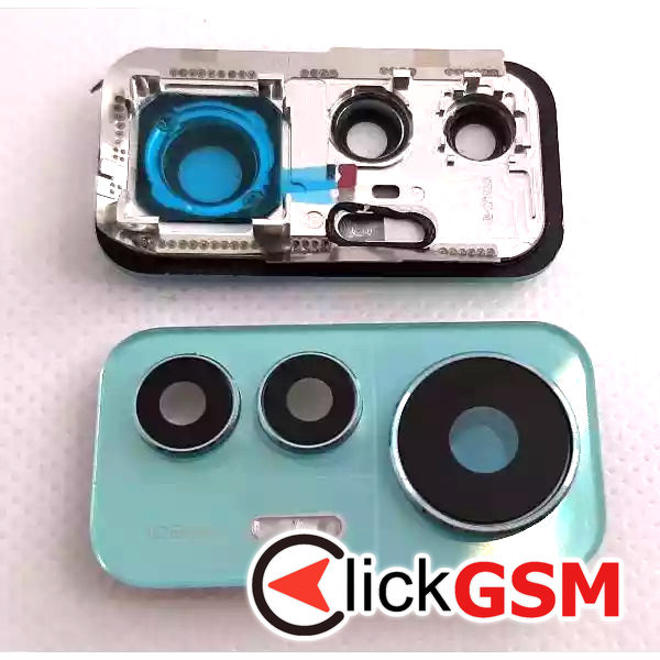 Piesa Piesa Geam Camera Cu Ornament Verde Xiaomi 12 Lite 380x