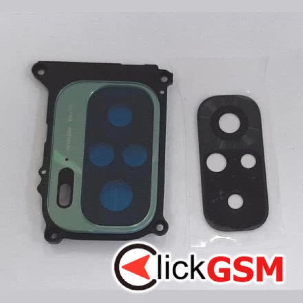 Piesa Piesa Geam Camera Cu Ornament Verde Xiaomi Redmi Note 10 39u0