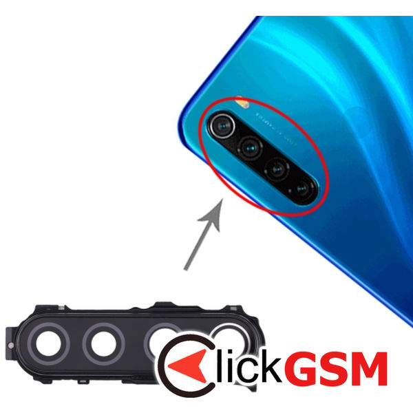 Piesa Geam Camera Cu Ornament Xiaomi Redmi Note 8 1zen