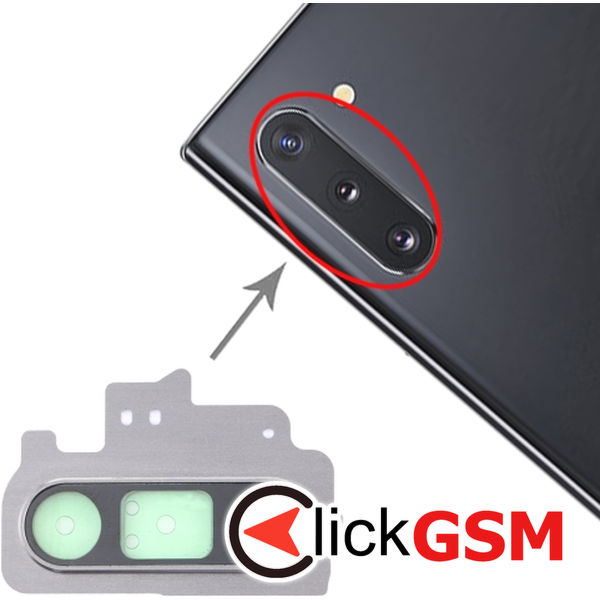 Piesa Geam Camera Grey Samsung Galaxy Note10 4drk