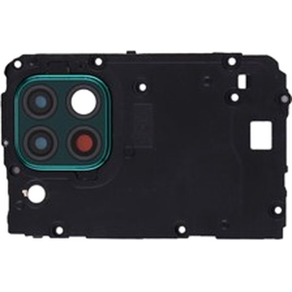 Huawei P40 Lite · For Huawei P40 lite 4G Mainboard Plate Cover + Camera Lens Ring Cover Part with NFC Function (without Logo) - Green