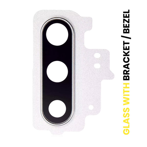 Samsung Galaxy Note10 · Back Camera Lens With Bracket / Bezel For Samsung Galaxy Note 10 (Aura Glow / Silver)