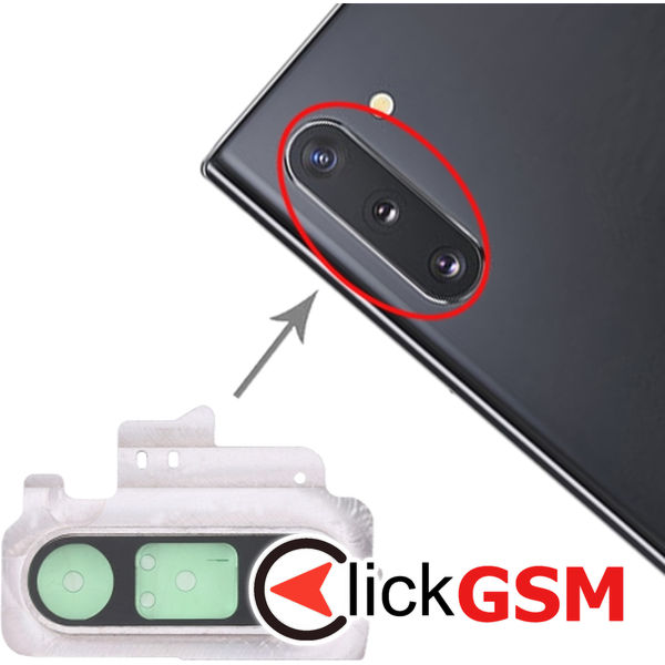 Piesa Geam Camera Silver Samsung Galaxy Note10 4drl