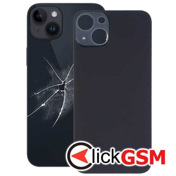 Piesa Piesa Geam Spate Black Apple Iphone 14 4gd7