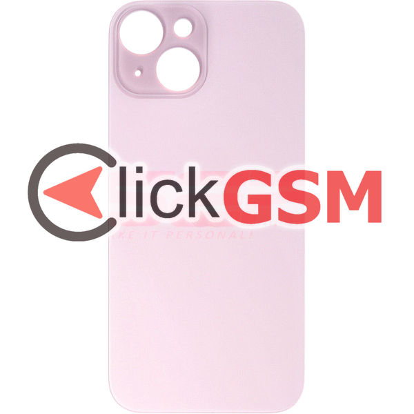 Piesa Geam Spate Pink Apple Iphone 15 4kt0