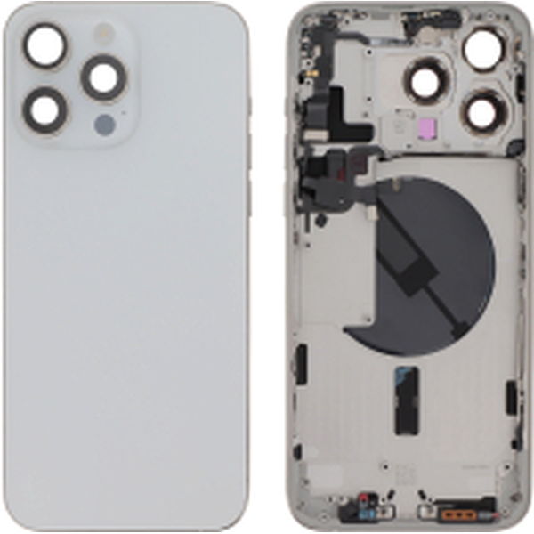 Apple iPhone 15 Pro Max · Midframe iPhone 15 Pro Max White Titanium Compatibil