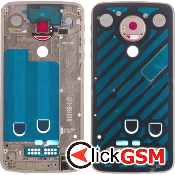 Piesa Mijloc Auriu Motorola Moto Z Play 22p3