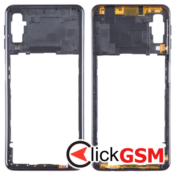 Piesa Piesa Mijloc Black Samsung Galaxy A7 2018 4o4w