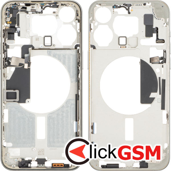 Piesa Mijloc Crem Apple Iphone 15 Pro Max 1gne