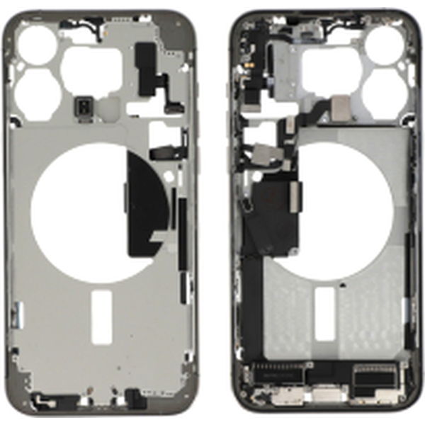Apple iPhone 15 Pro Max · Midframe Natural Titanium cu componente iPhone 15 Pro Max, Pulled A
