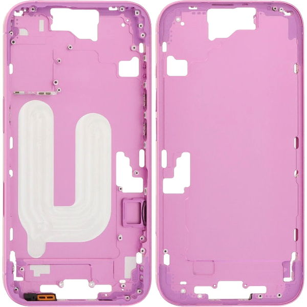 Apple iPhone 16 · Apple iPhone 16 - Rama mijlocie + Butoane de pornire + Volum (Pink)