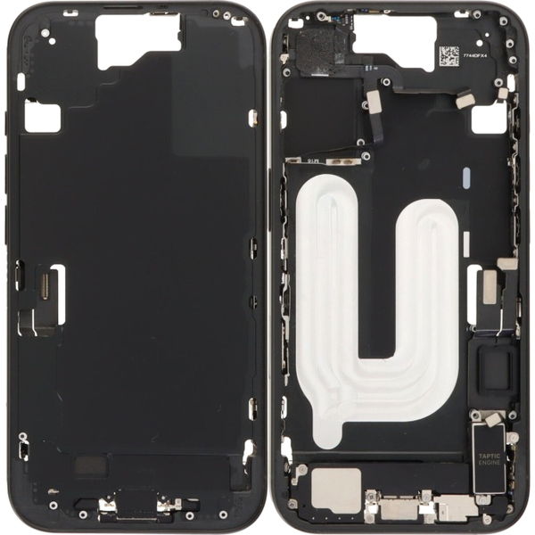 Apple iPhone 16 · Apple iPhone 16 - Cadru Mijlociu + Butoane de Pornire, Volum si Camera (Black)