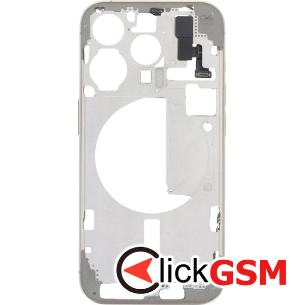 Piesa Piesa Mijloc Gri Mat Apple Iphone 15 Pro 39l