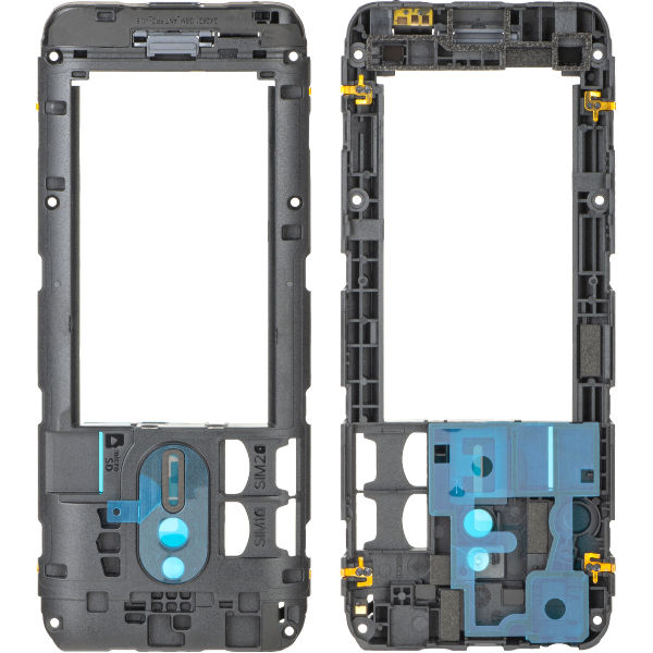 Nokia 230 2024 · Carcasa Mijloc Nokia 230 (2024), Neagra, Service Pack 286913684