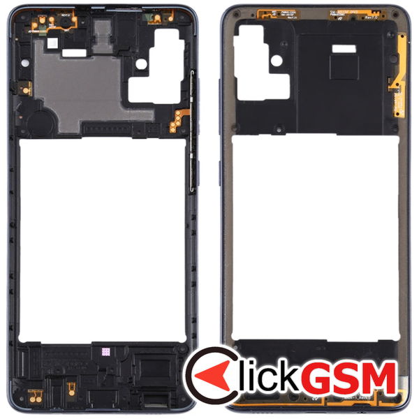 Piesa Mijloc Negru Samsung Galaxy A51  4bwd