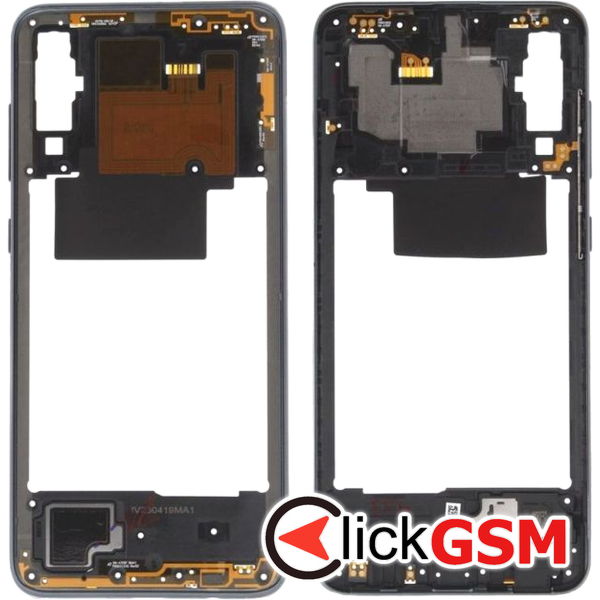 Piesa Mijloc Negru Samsung Galaxy A70 45np