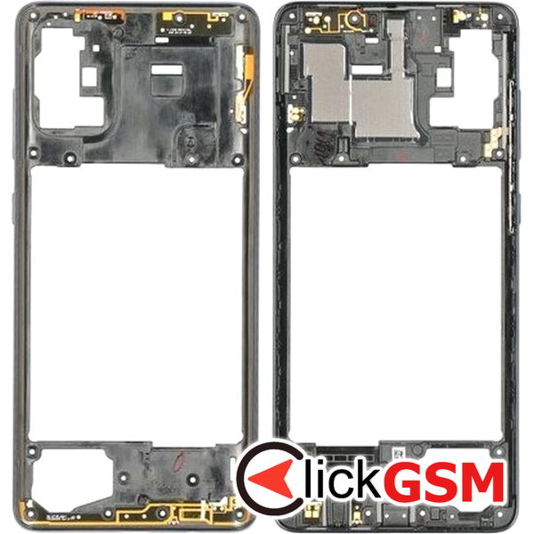 Piesa Piesa Mijloc Negru Samsung Galaxy A71 45g4