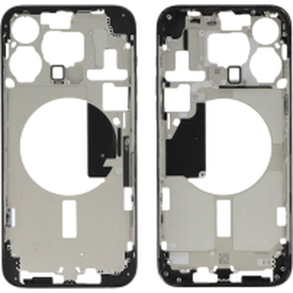 Apple iPhone 15 Pro Max · Midframe Black Titanium iPhone 15 Pro Max OEM Pulled Grad A