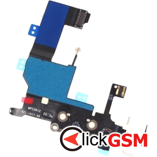 Piesa Piesa Modul Incarcare Cu Antena Microfon Mufa Casti Si Mufa Incarcare Alb Apple Iphone 5 B51