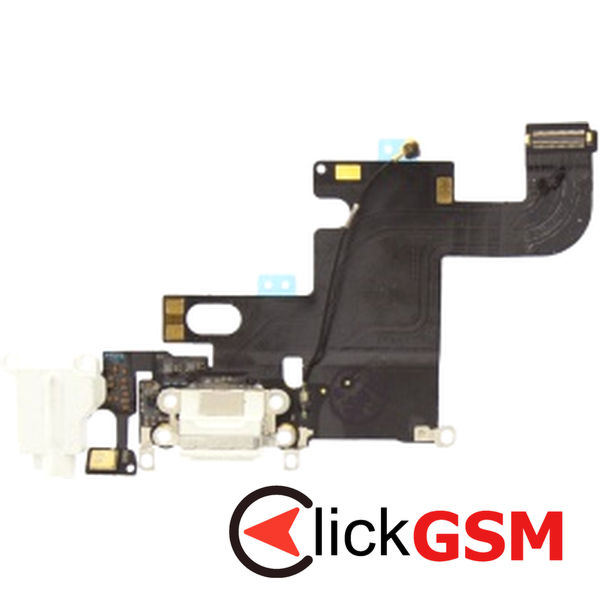 Piesa Piesa Modul Incarcare Cu Antena Microfon Mufa Casti Si Mufa Incarcare Alb Apple Iphone 6 F9v