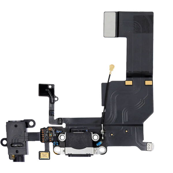 Charging Port Flex Cable For iPhone 5C (Black)
