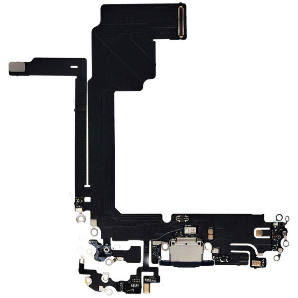 Apple iPhone 15 Pro Max · Charging Port Flex Cable For iPhone 15 Pro Max (Aftermarket Plus) (Blue Titanium)