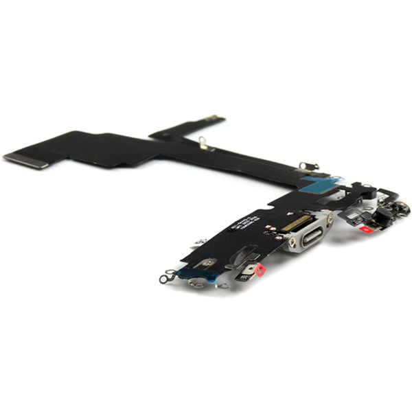 Apple iPhone 15 Pro Max · Charging Board For iPhone 15 Pro Max White Titanium OEM-Equivalent
