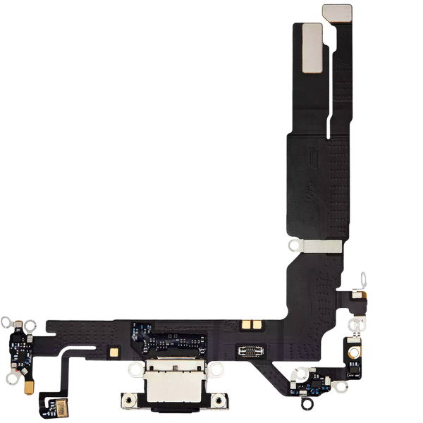 Apple iPhone 16 · Charging Port Flex Cable For iPhone 16 (Premium) (Black)