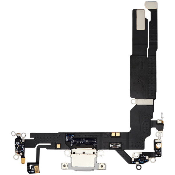 Apple iPhone 16 · Charging Port Flex Cable For iPhone 16 (Used OEM Pull) (White)