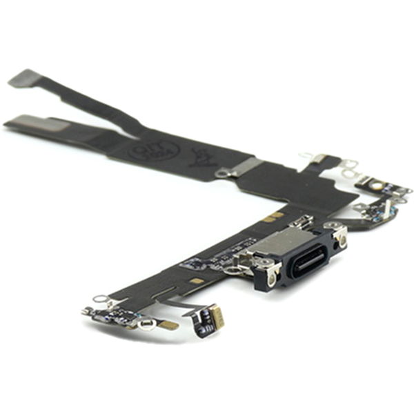 Apple iPhone 16 · Charging Board For iPhone 16 Black Pulled