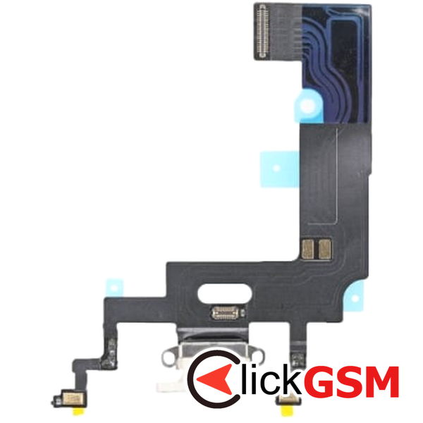 Piesa Modul Incarcare Cu Antena Microfon Si Mufa Incarcare Alb Apple Iphone Xr 33oi