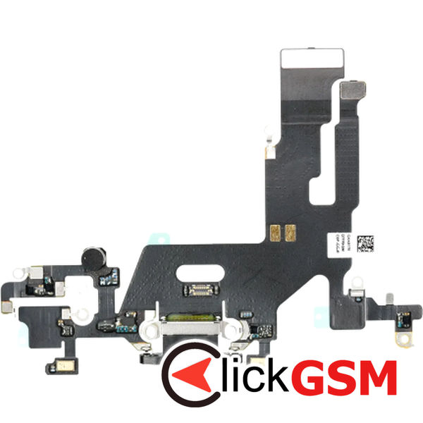 Piesa Modul Incarcare Cu Antena Microfon Si Mufa Incarcare Negru Apple Iphone 11 Yf