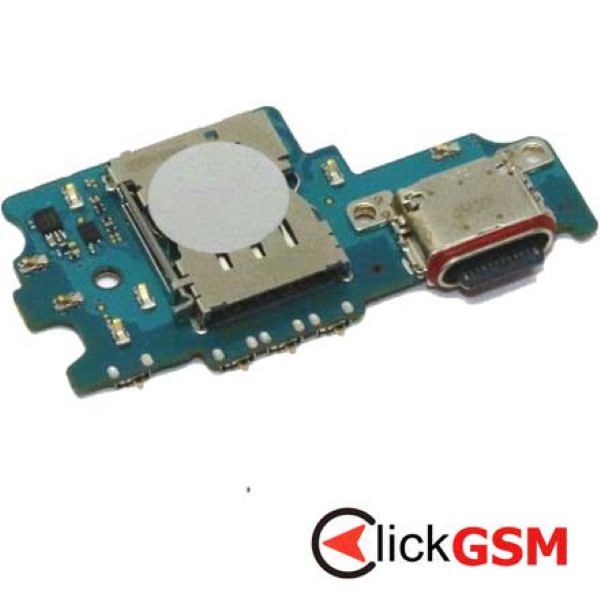 Piesa Modul Incarcare Cu Cititor Sim Microfon Si Mufa Incarcare Samsung Galaxy S21 Fe 185c