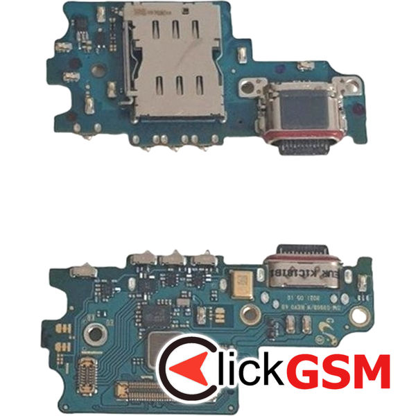 Piesa Modul Incarcare Cu Cititor Sim Microfon Si Mufa Incarcare Samsung Galaxy S21 Fe 1unz