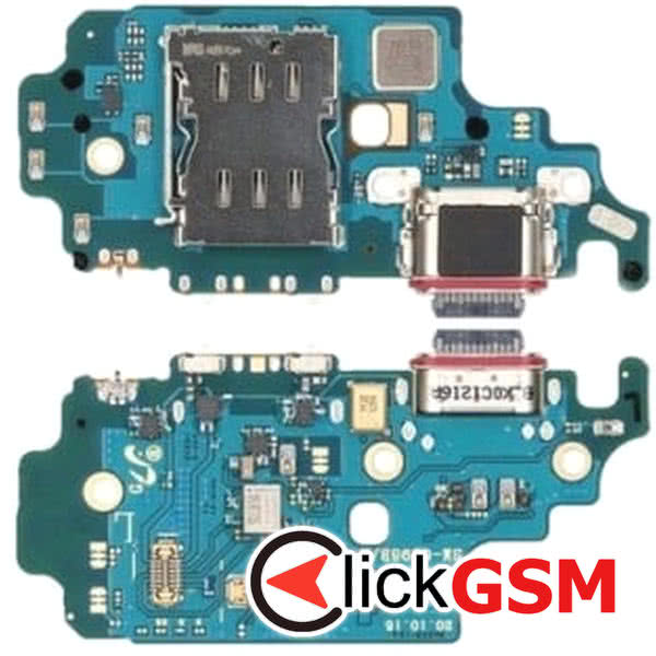 Piesa Modul Incarcare Cu Cititor Sim Microfon Si Mufa Incarcare Samsung Galaxy S21 Ultra 5g 1ca2