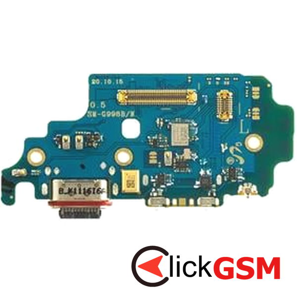 Piesa Modul Incarcare Cu Cititor Sim Microfon Si Mufa Incarcare Samsung Galaxy S21 Ultra 5g 2gdq