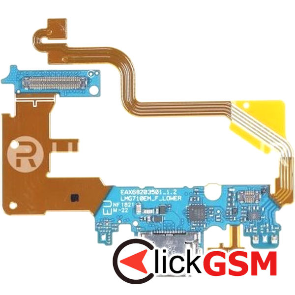 Piesa Piesa Modul Incarcare Cu Microfon Antena Si Mufa Incarcare Lg G7 Thinq 1vad