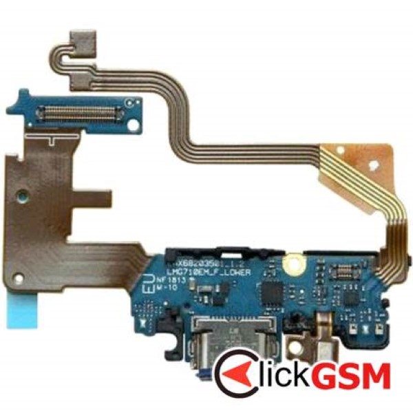 Piesa Modul Incarcare Cu Microfon Antena Si Mufa Incarcare Lg G7 Thinq 2fvo