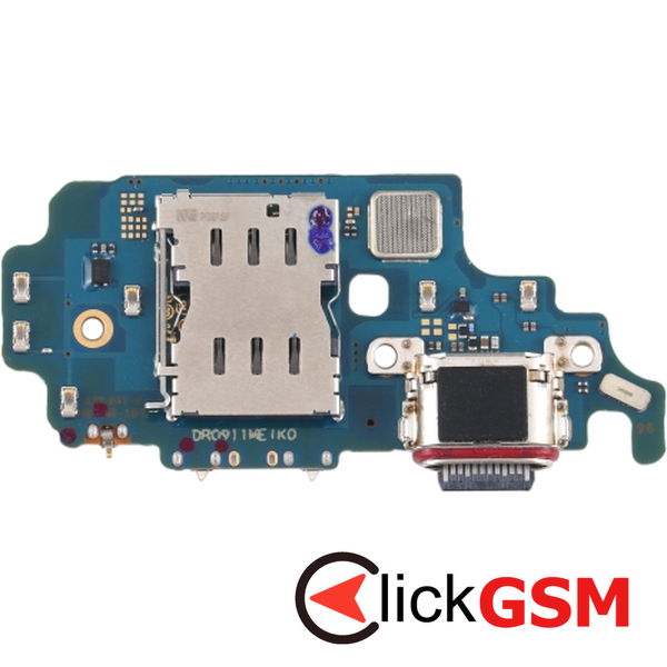 Piesa Modul Incarcare Cu Microfon Cititor Sim Si Mufa Incarcare Samsung Galaxy S21 Ultra 5g 4a5z